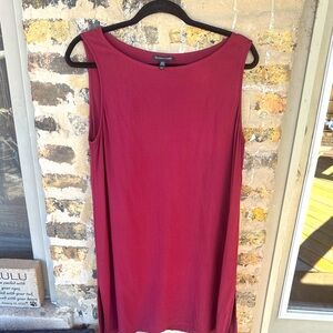 Eileen Fisher Red Midi Dress